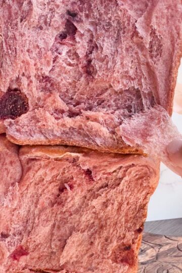 Strawberry Açaí Shokupan