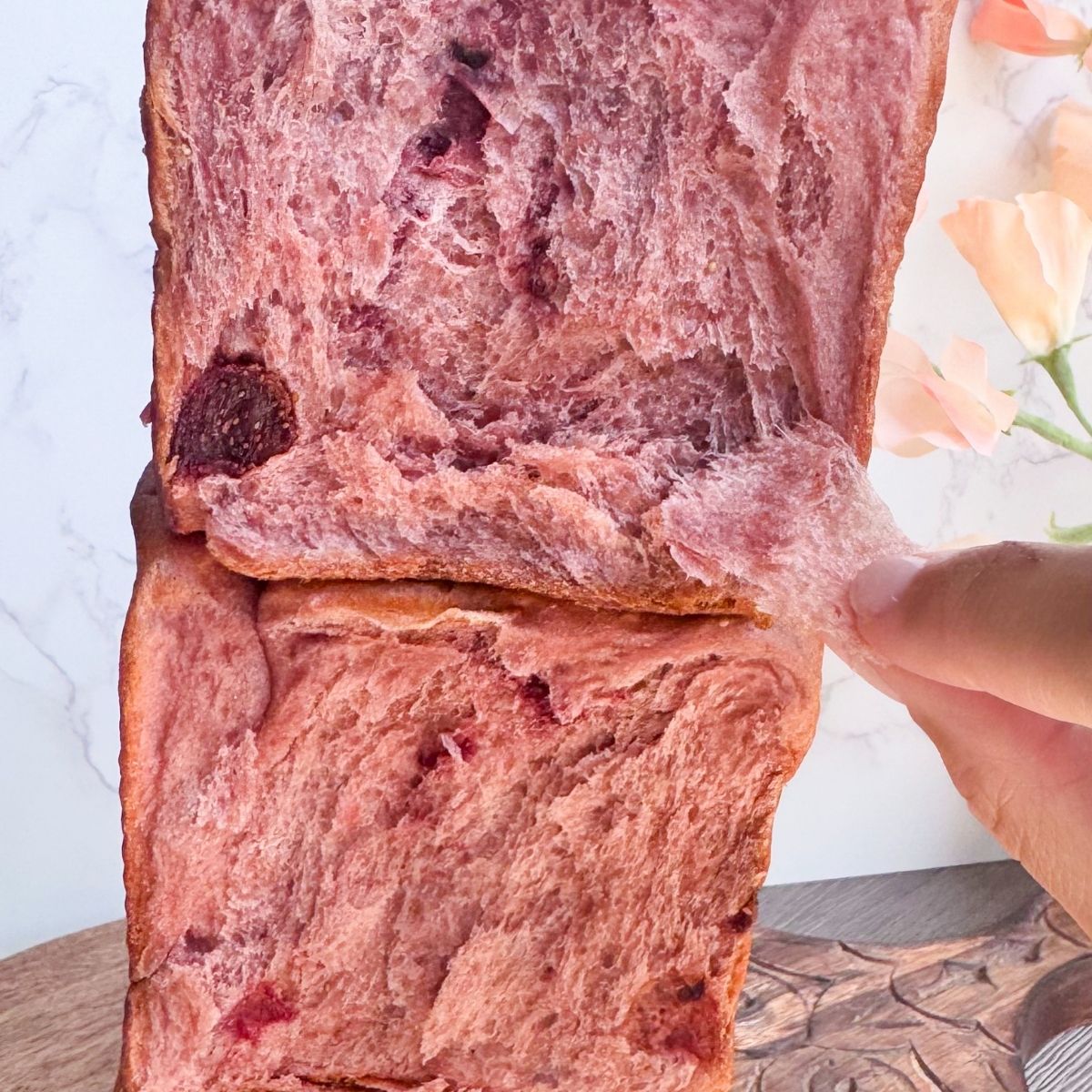 Strawberry Açaí Shokupan