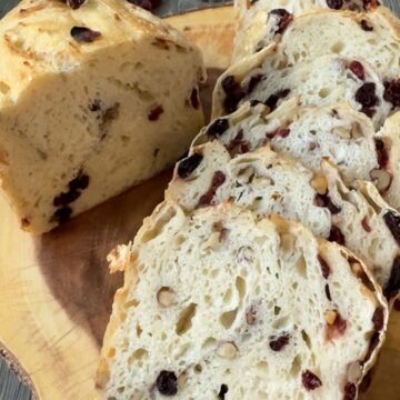 Walnut Cranberry Sourdough Bread