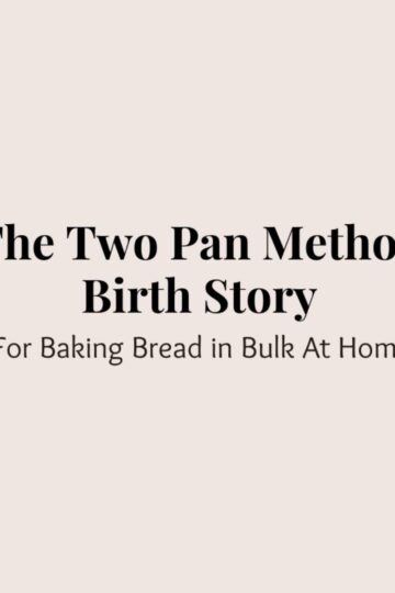 How I Created and Refined the Two Pan Method