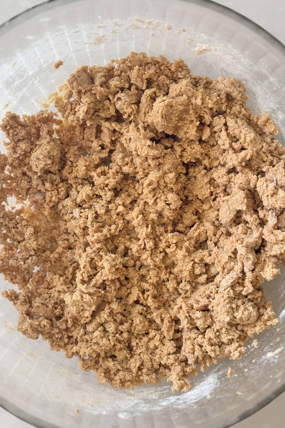 Gingerbread molded cookies dough