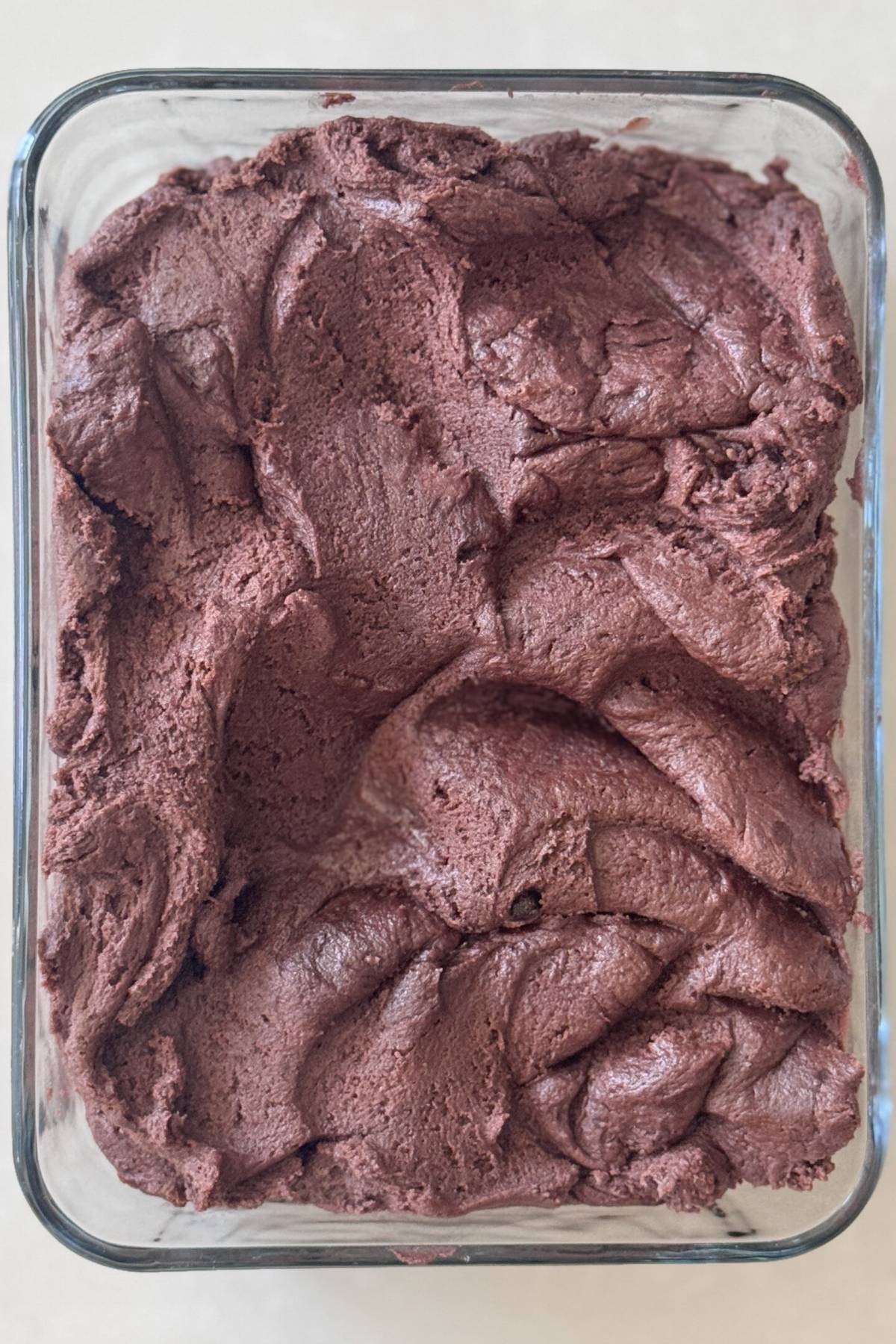 chocolate molded cookie dough in a container
