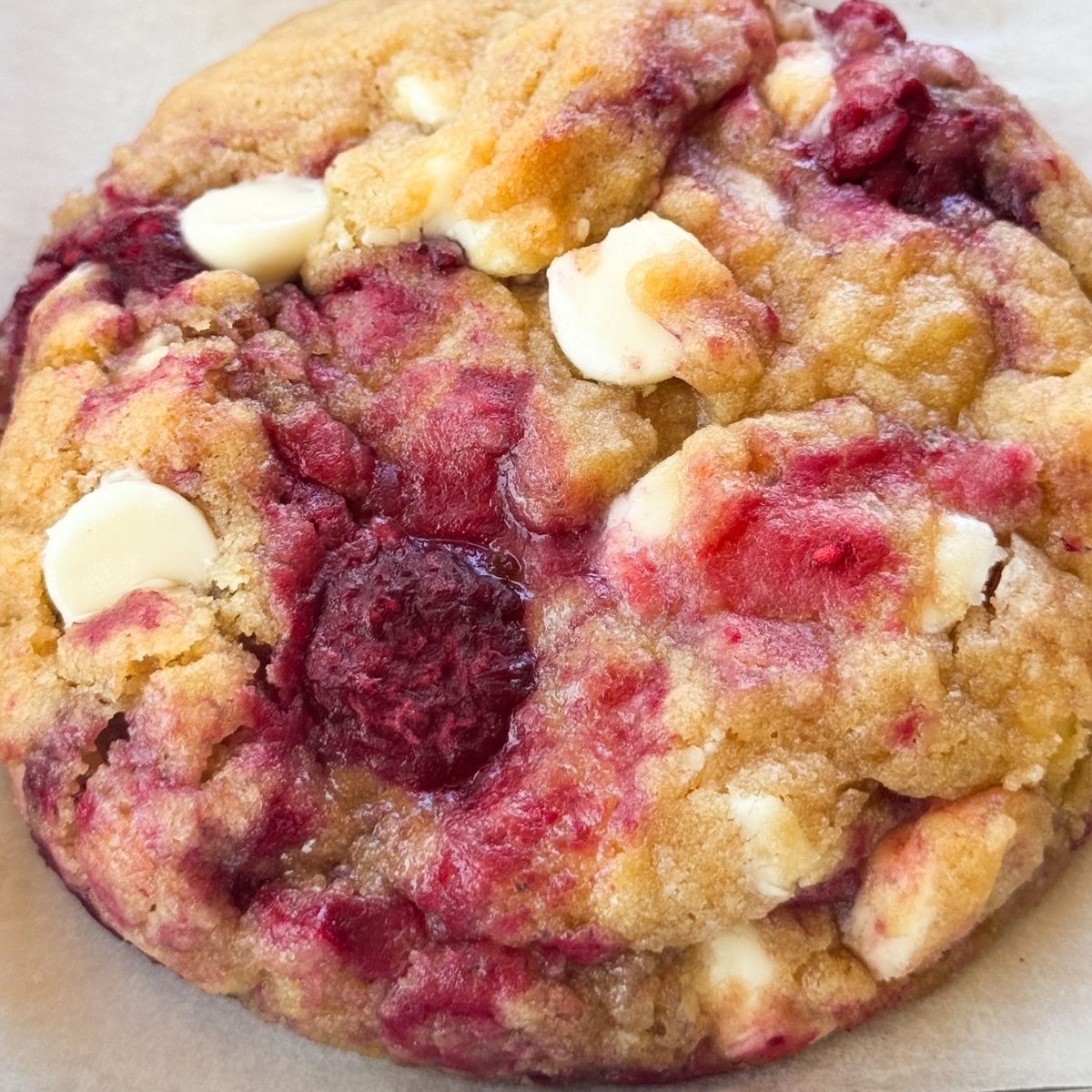 White Chocolate Raspberry Cookie