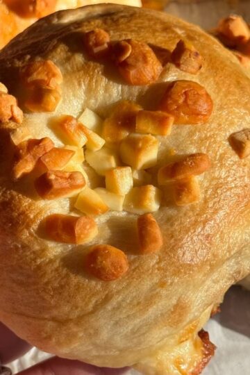 homemade asiago bagel