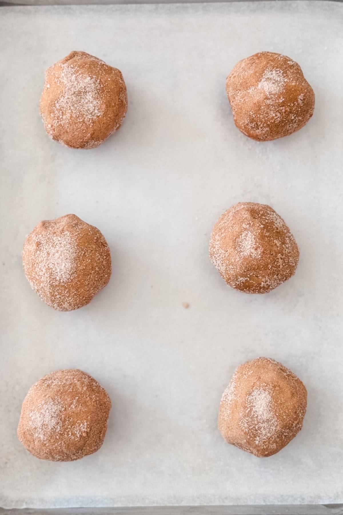 snickerdoodles before baking