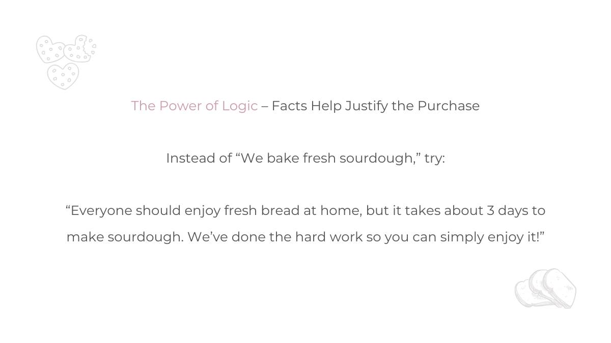 The Power of Logic – Facts Help Justify the Purchase