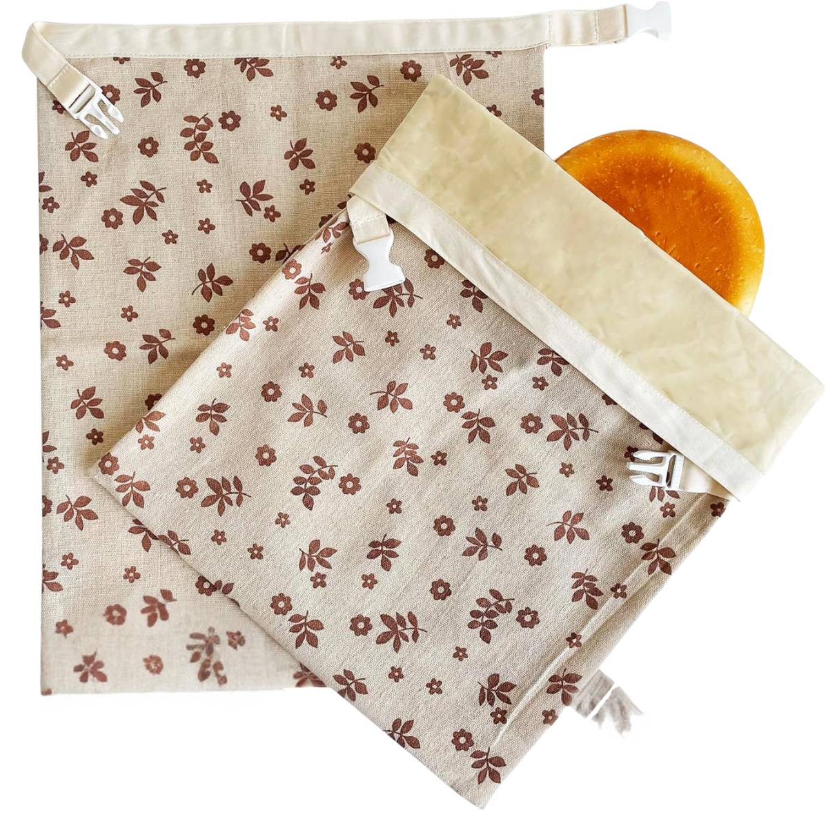 linen bags to store bread