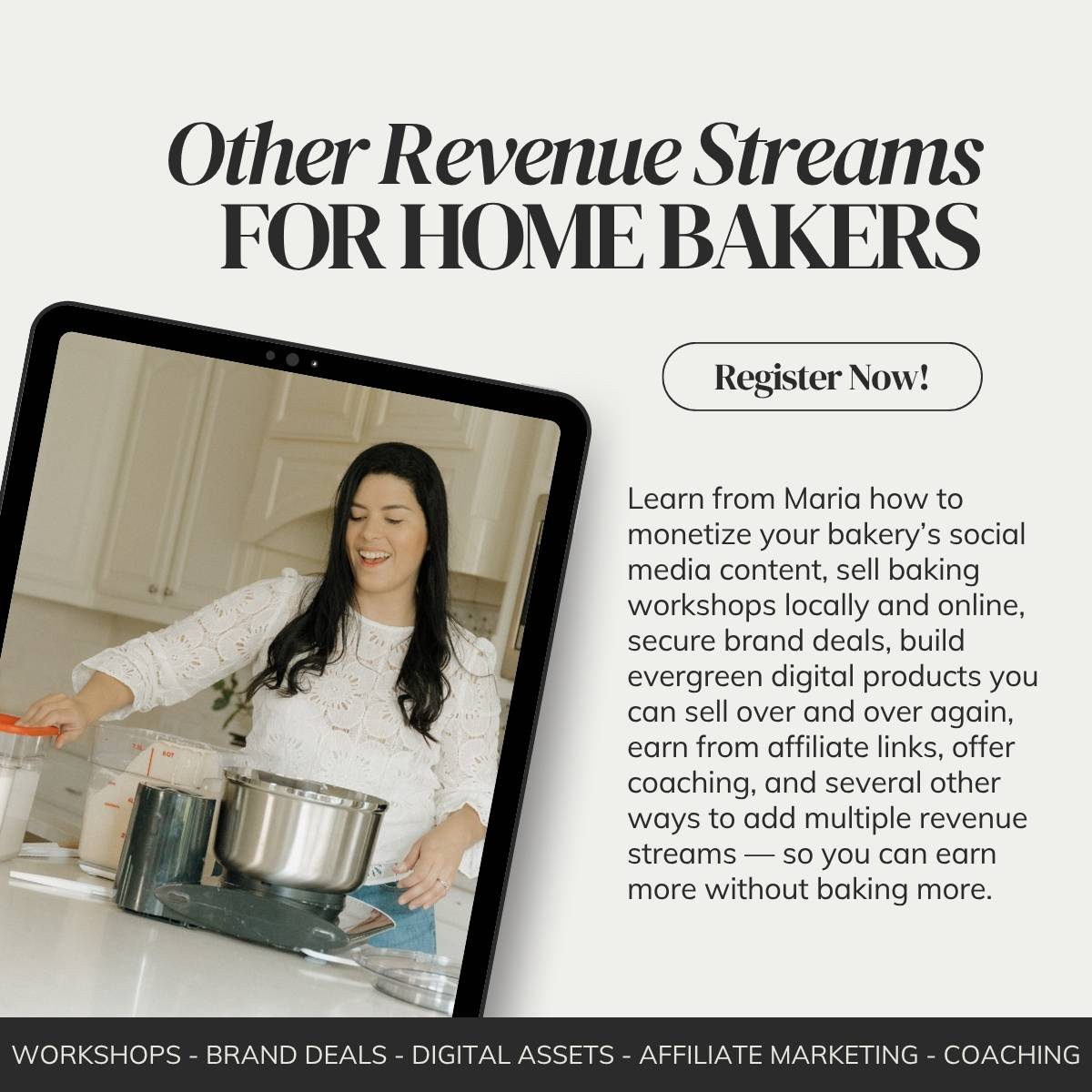 call to action to mini course on monetizing your home bakery's online presence
