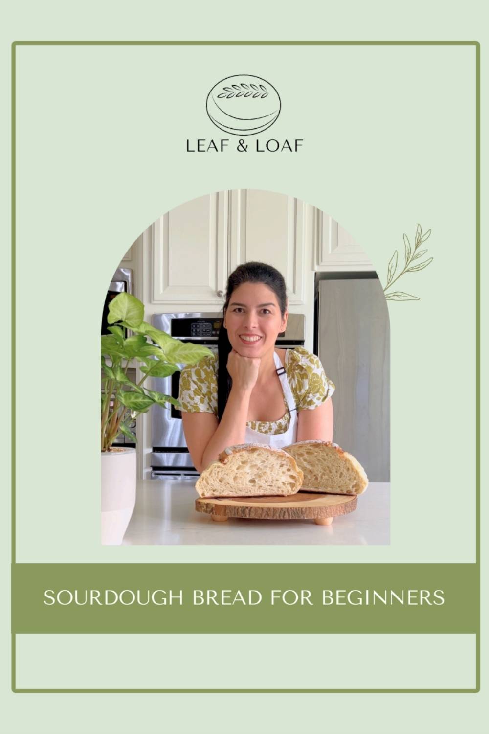 Maria's ebook cover "sourdough for beginners"