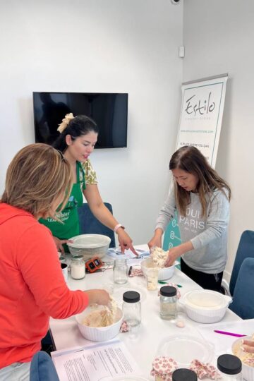 Maria hosting a workshop