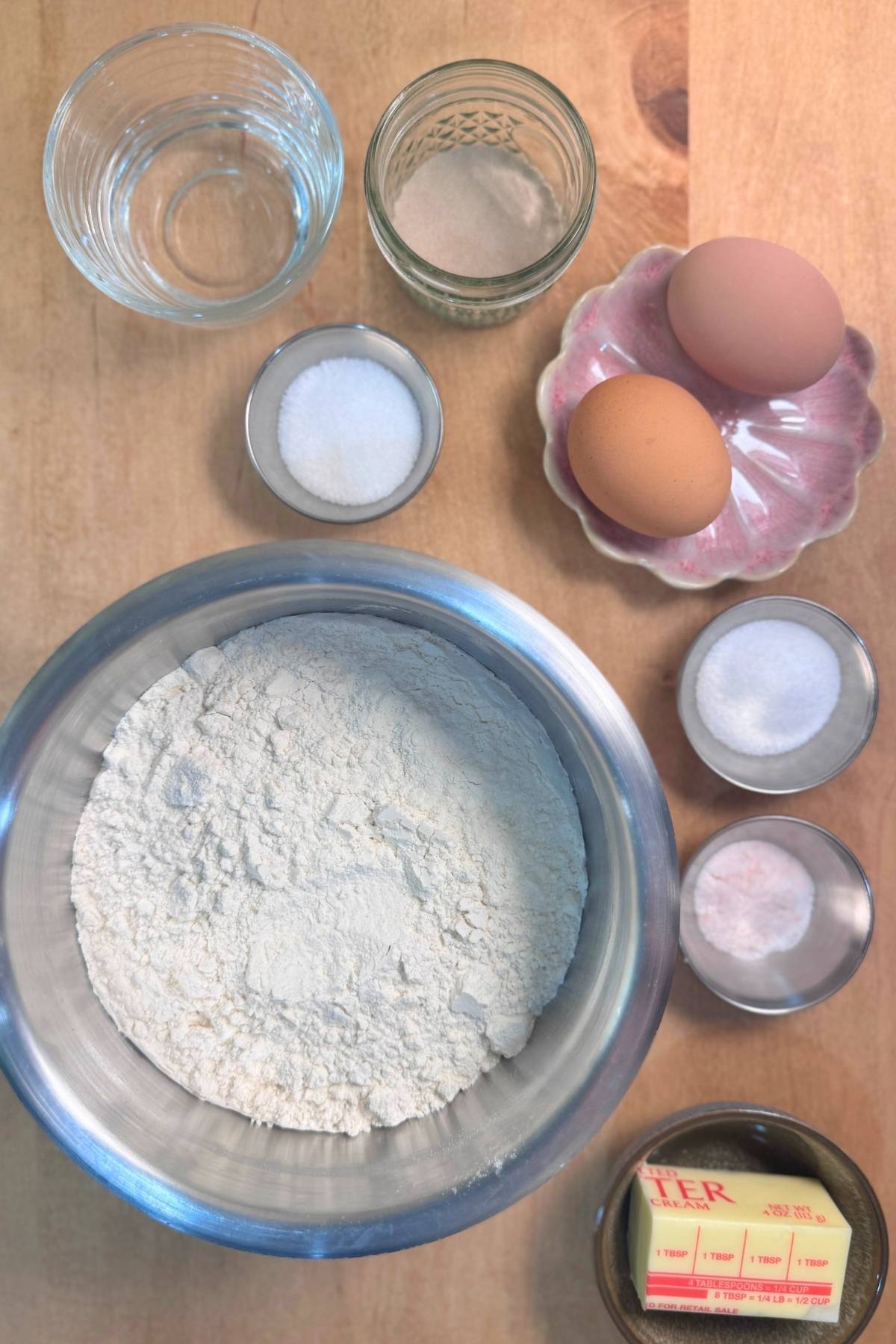 Ingredients for Yeast Pan de Jamon