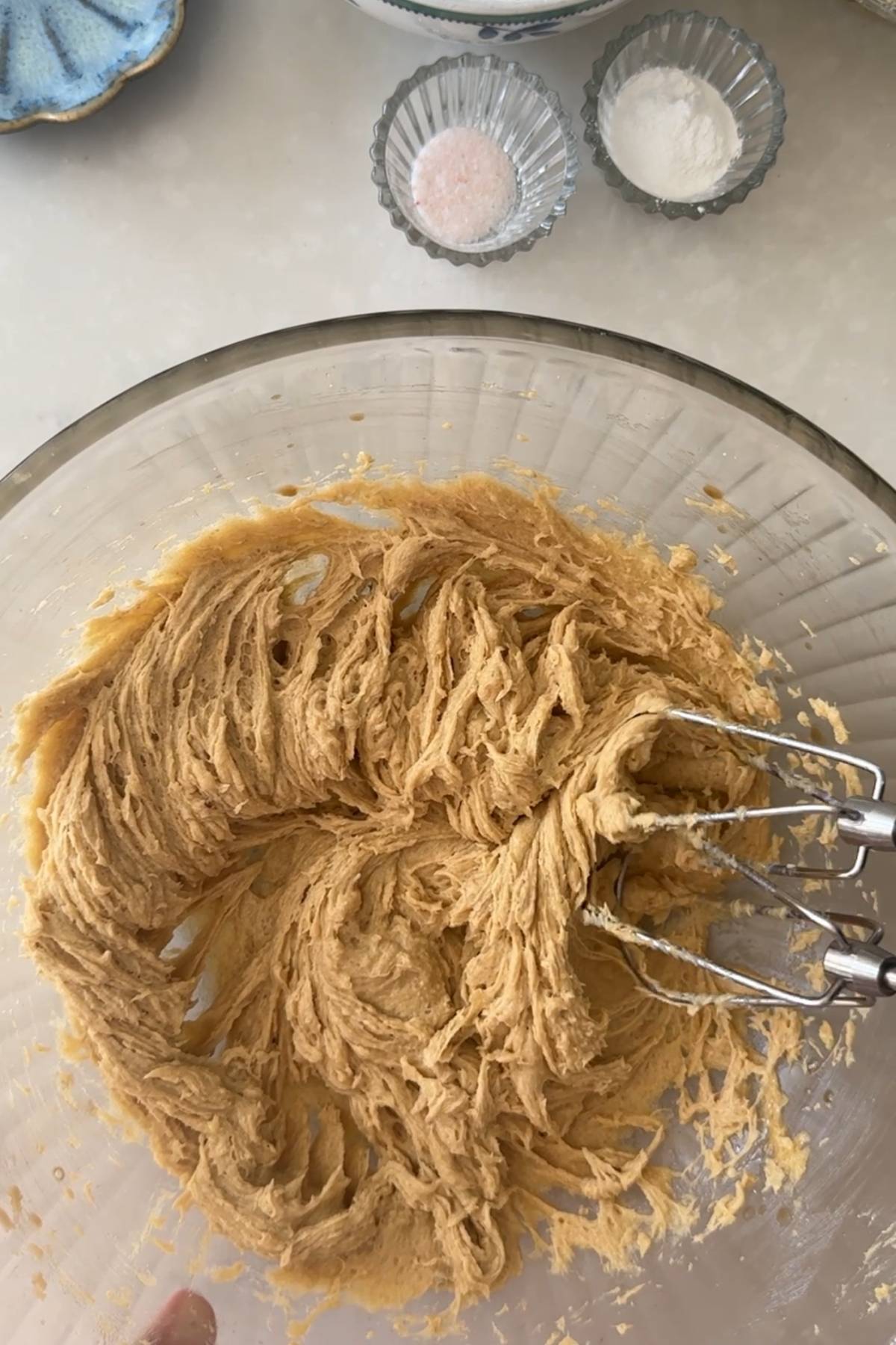 incorporating the other wet ingredients