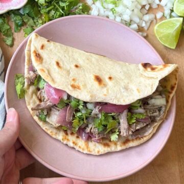 Pork Tacos With Sourdough Tortillas